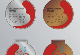 Представлен логотип и образцы медалей Гран-при по парадзюдо в Баку (ФОТО)