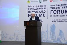 Bakıda “İslam ölkələri könüllülərinin beynəlxalq forumu” keçirilib (FOTO)