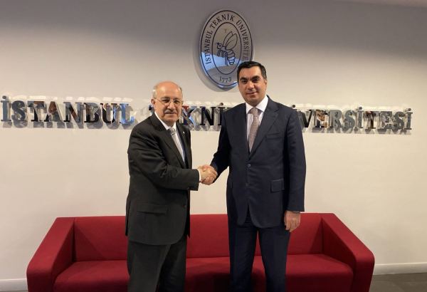 Elmar Gasimov meets with Rector of Istanbul Technical University (PHOTO)
