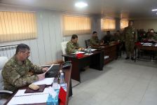 Министр обороны Азербайджана заслушал доклады по сложившейся обстановке на учениях (ФОТО)