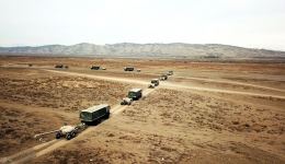 Azerbaijani army starts large-scale exercises (PHOTO/VIDEO) - Gallery Thumbnail