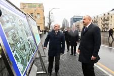 Azerbaijani president visits newly-built park with statue of Shah Ismail Khatai (PHOTO/VIDEO)