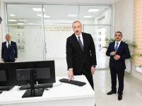 Azerbaijani president attends opening ceremony of Shamkirchay water treatment facility (PHOTO) - Gallery Thumbnail