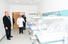 Президент Ильхам Алиев принял участие в открытии Геранбойской районной центральной больницы (ФОТО)