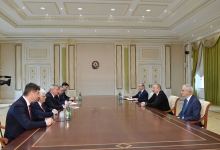 Azerbaijani president receives delegation led by governor of Russia’s Rostov Region (PHOTO/VIDEO)