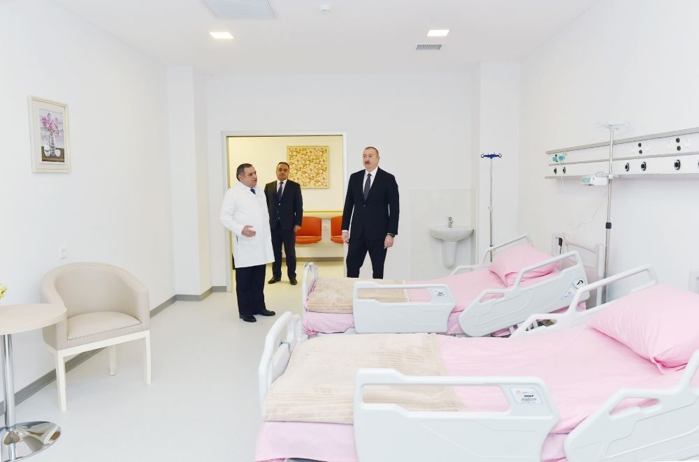 Prezident İlham Əliyev Goranboy Rayon Mərkəzi Xəstəxanasının açılışında iştirak edib (FOTO) (YENİLƏNİB)