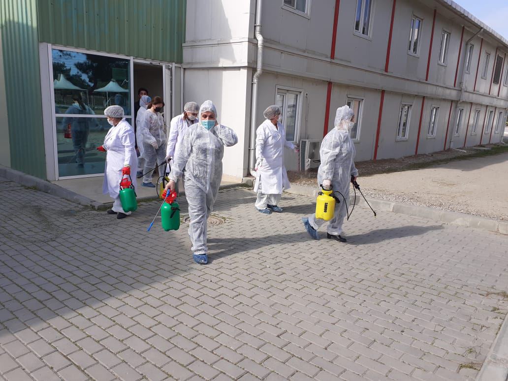 В Бакинском инженерном университете  проведены работы по дезинфекции (ФОТО)