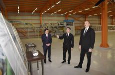 Prezident İlham Əliyev Qazaxda əhəng zavodunun açılışında iştirak edib (FOTO/VİDEO) (YENİLƏNİB)