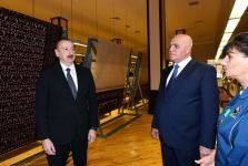 Президент Ильхам Алиев ознакомился с деятельностью Товузского филиала ОАО «Азерхалча» (ФОТО)