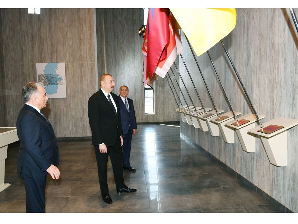 Prezident İlham Əliyev Tovuzda Dövlət Rəmzləri Muzeyinin açılışında iştirak edib (FOTO) (YENİLƏNİB)