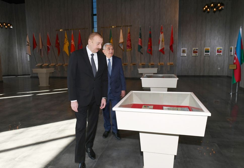 Azerbaijani president inaugurates State Symbols Museum in Tovuz district (PHOTO)