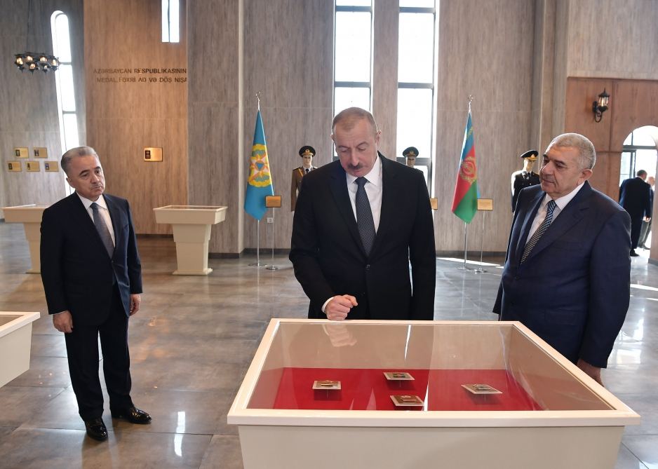 Azerbaijani president inaugurates State Symbols Museum in Tovuz district (PHOTO)