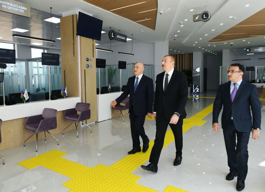 Azerbaijani president opens “ASAN Hayat” complex in Tovuz district (PHOTO)