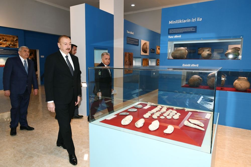 Azerbaijani president opens Museum of History and Local Lore in Tovuz district (PHOTO)