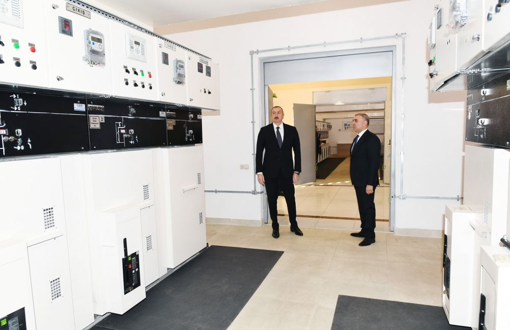 Prezident İlham Əliyev “Ağstafa” elektrik yarımstansiyasının yenidənqurmadan sonra açılışında iştirak edib (FOTO) (YENİLƏNİB) - Gallery Image