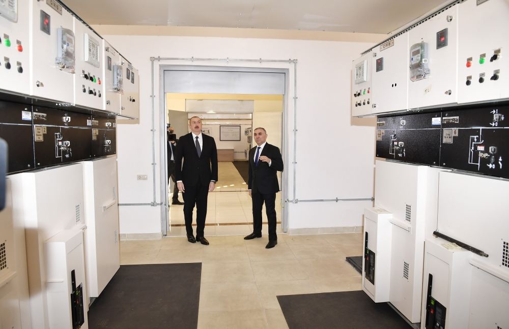 Prezident İlham Əliyev “Ağstafa” elektrik yarımstansiyasının yenidənqurmadan sonra açılışında iştirak edib (FOTO) (YENİLƏNİB) - Gallery Image