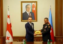 В Баку состоялась встреча министров обороны Азербайджана и Грузии (ФОТО/ВИДЕО)