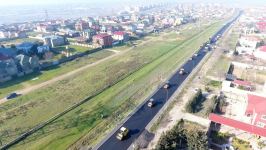 В пригородах Баку идет реконструкция проселочных автодорог (ФОТО)