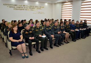 В азербайджанской армии отметили Международный женский день (ФОТО/ВИДEO)