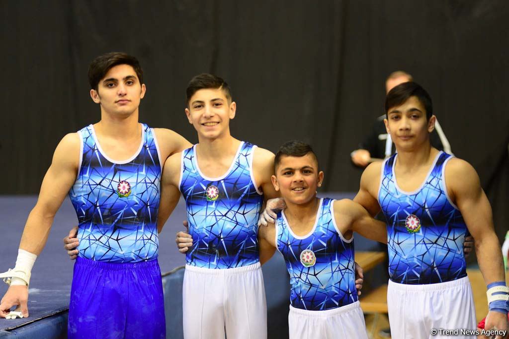 Competitions of AGF Junior Trophy International Tournament in Men's Artistic Gymnastics continue in Baku National Gymnastics Arena (PHOTO