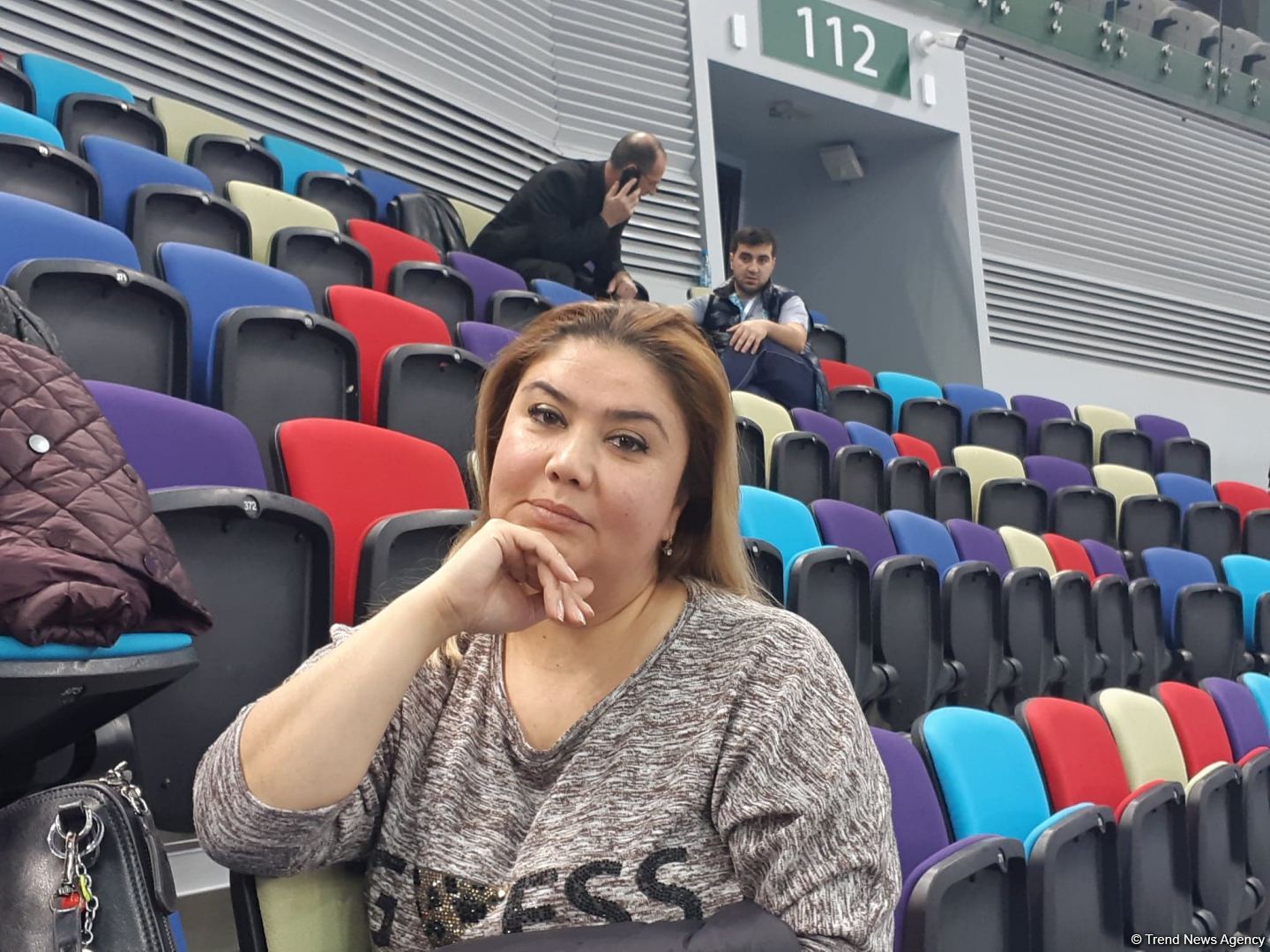 Milli Gimnastika Arenasında yarışlar həmişə mükəmməl təşkil olunur - tamaşaçı