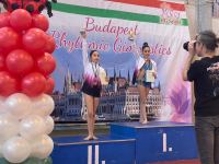 Azərbaycanlı əkiz gimnast bacılar Budapeştdə qızıl və gümüş medallar qazanıblar (FOTO) - Gallery Thumbnail