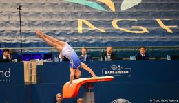 Finals of AGF Junior Trophy International Tournament in Men's Artistic Gymnastics continue at National Gymnastics Arena (PHOTO) - Gallery Thumbnail