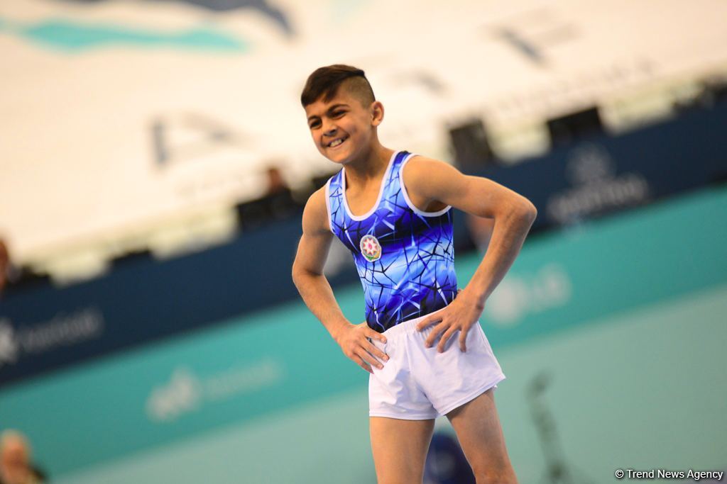 В Баку стартовали финальные соревнования первого Международного турнира по мужской спортивной гимнастике AGF Junior Trophy (ФОТО)