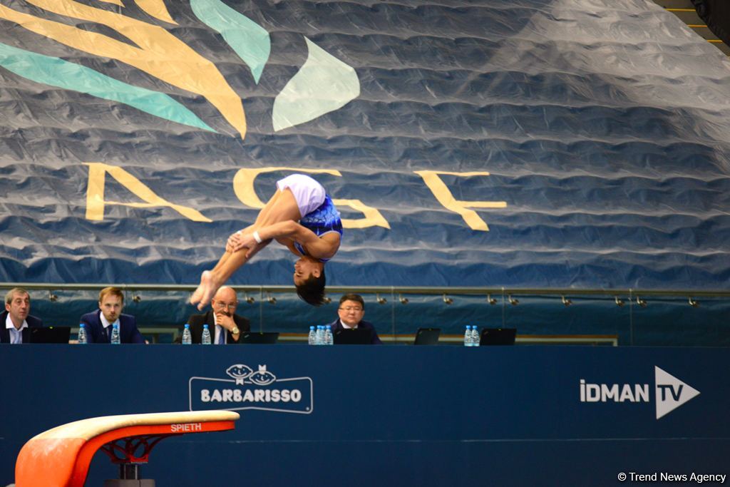 Finals of AGF Junior Trophy International Tournament in Men's Artistic Gymnastics continue at National Gymnastics Arena (PHOTO)