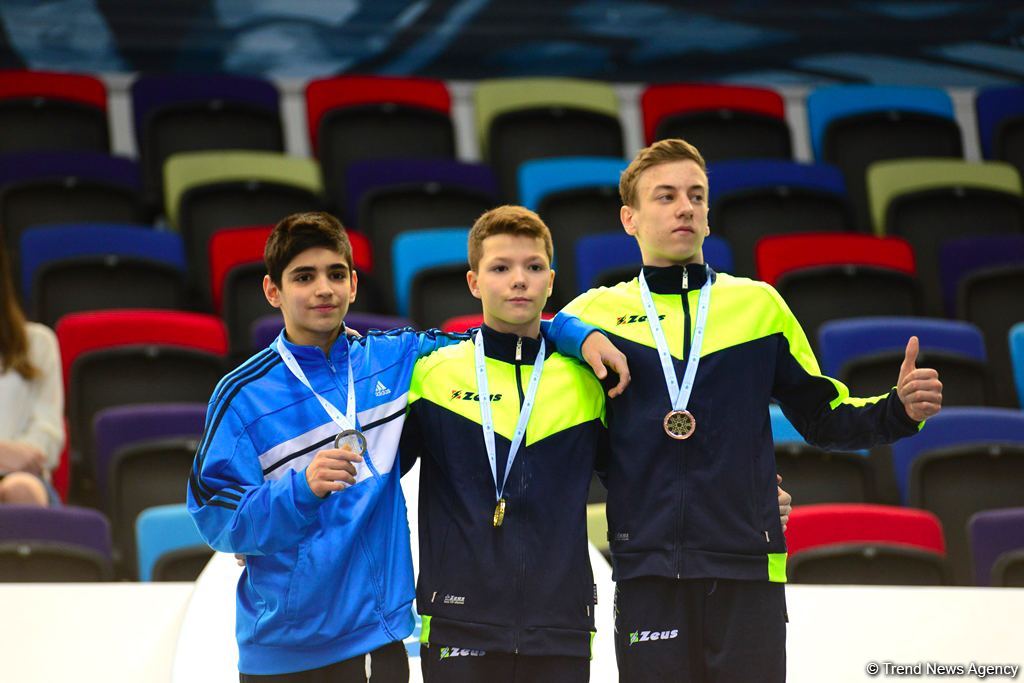 Baku hosts awarding ceremony for winners of AGF Junior Trophy International Tournament in separate exercises (PHOTO)