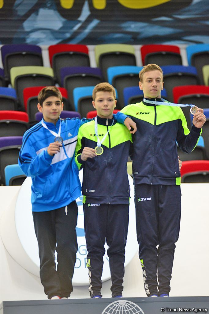 В Баку прошла церемония награждения победителей Международного турнира AGF Junior Trophy по отдельным снарядам (ФОТО)