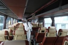 Avtovağzalda hər gün 300-dən çox avtobus dezinfeksiya olunur (FOTO)