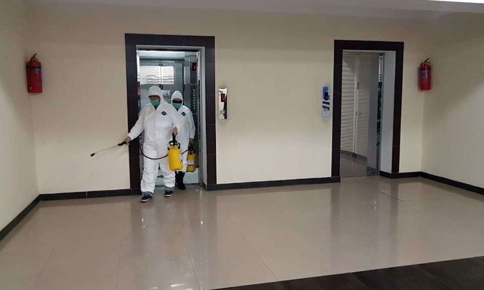 Məlumat Hesablama Mərkəzi koronavirusa qarşı dezinfeksiya edildi (FOTO) - Gallery Image