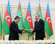 Azerbaijan, Turkmenistan signed bilateral documents (PHOTO) (VIDEO) - Gallery Thumbnail