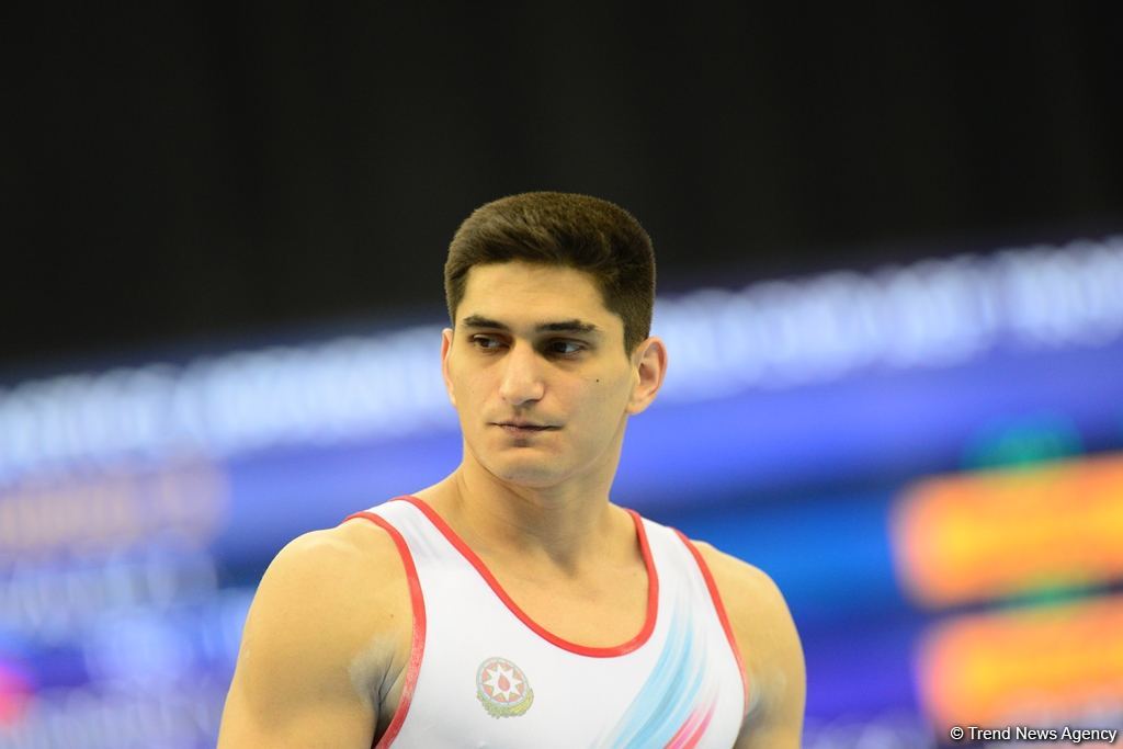 В Баку стартовал первый день соревнований Кубка мира FIG по спортивной гимнастике (ФОТО)