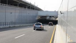 Bakıda iki yeni avtomobil tuneli istifadəyə verilib (FOTO)