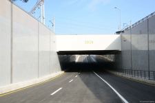 Bakıda iki yeni avtomobil tuneli istifadəyə verilib (FOTO)