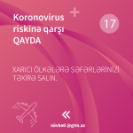 Gənclər təşkilatı koronavirusla bağlı təbliğat kampaniyasına başladı (FOTO)