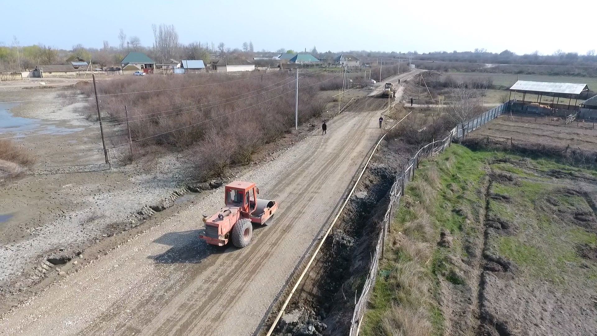 Zərdabda 7 km uzunluğunda avtomobil yolunun yenidən qurulmasına start verilib (FOTO) - Gallery Image