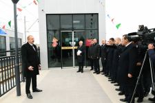 President Ilham Aliyev inaugurated Pirshaghi-Goradil-Novkhani-Sumgayit section of Absheron circular railway after renovation (PHOTO/VIDEO)