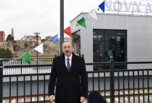 Президент Ильхам Алиев принял участие в открытии после реконструкции участка Пиршаги-Горадил-Новханы-Сумгайыт Абшеронской кольцевой железной дороги (ФОТО/ВИДЕО) (версия 2)