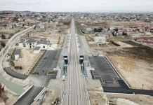 President Ilham Aliyev inaugurated Pirshaghi-Goradil-Novkhani-Sumgayit section of Absheron circular railway after renovation (PHOTO/VIDEO)