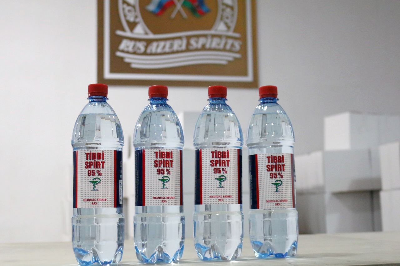 Another Azerbaijani company launches medical alcohol production (PHOTO)