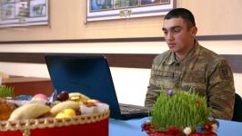 Азербайджанские солдаты поздравят с праздником семьи по видеосвязи (ФОТО/ВИДЕО)