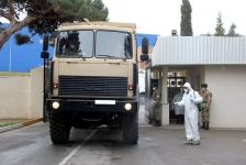 Azerbaijan Army takes preventive measures in connection with a coronavirus infection (PHOTO/VIDEO) - Gallery Thumbnail