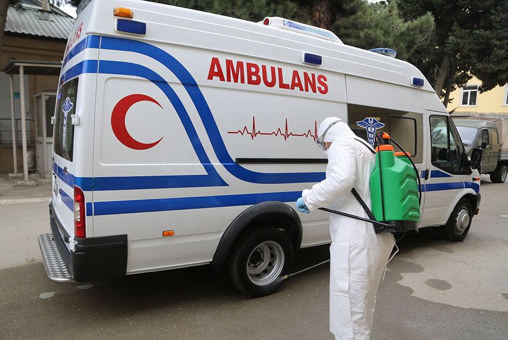 Azerbaijan Army takes preventive measures in connection with a coronavirus infection (PHOTO/VIDEO)