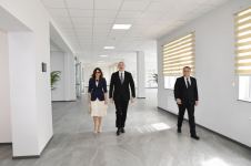 Azerbaijani president, first lady attend opening of Hovsan residential complex (PHOTO)