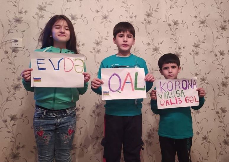 Бакинские школьники и дети Мананы Джапаридзе призывают "Оставайся дома – продолжай учиться!" (ВИДЕО)