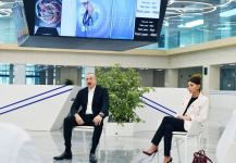 President Ilham Aliyev, First Lady Mehriban Aliyeva attended opening of “Yeni klinika” medical institution in Baku (PHOTO/VIDEO) - Gallery Thumbnail