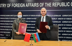 Azerbaijan, China sign assistance acts to fight COVID-19 (PHOTO)